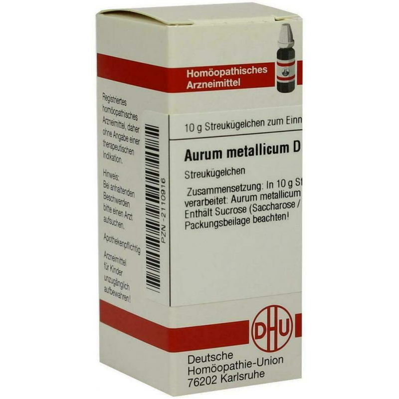Dhu Aurum Metallicum D30 Globuli