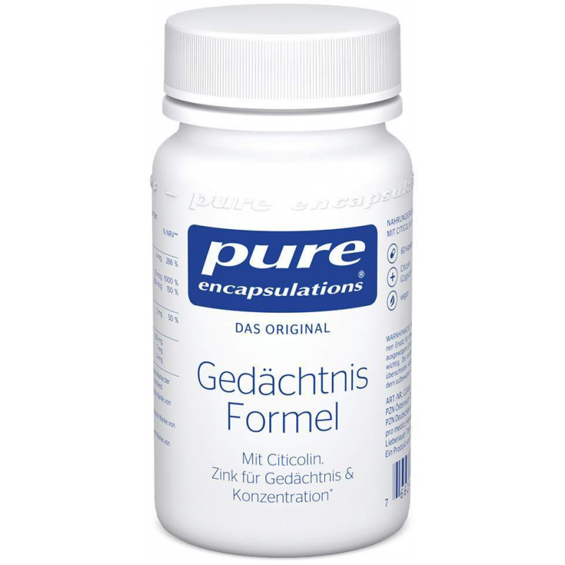 Pure Encapsulations Gedächtnis Formel 60 Kapseln