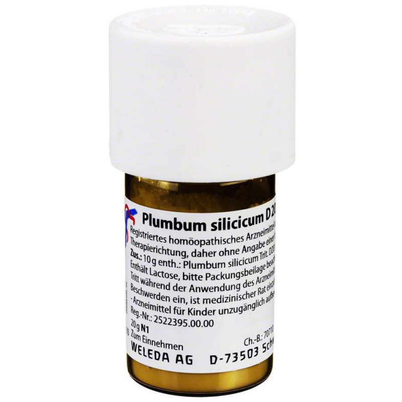Weleda Plumbum Silicicum D20 20 G Trituration
