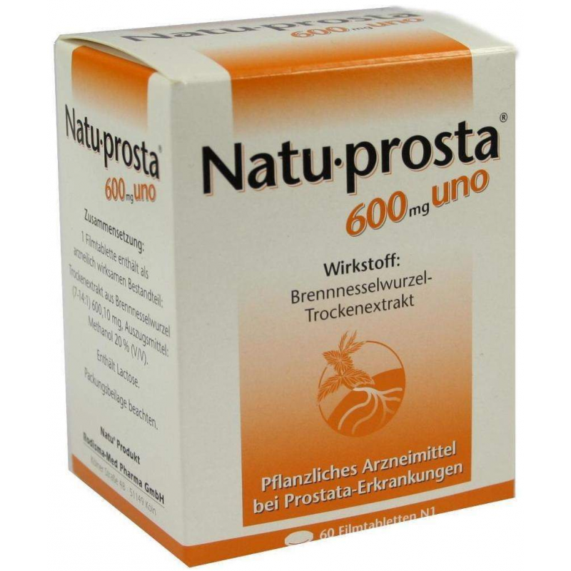Natuprosta 600 mg Uno 60 Filmtabletten
