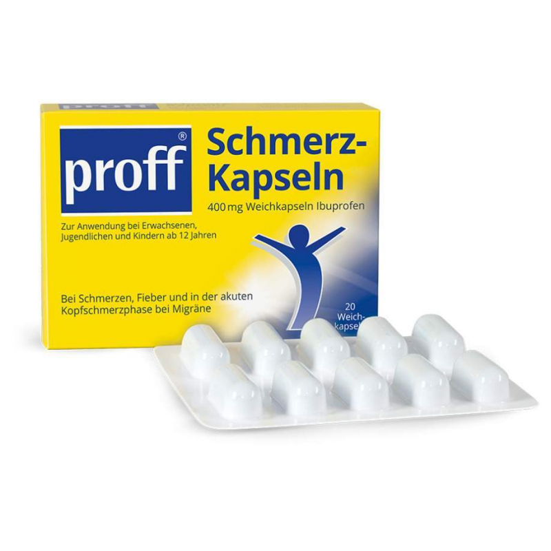 Proff Schmerzkapseln 400 mg 20 Stück