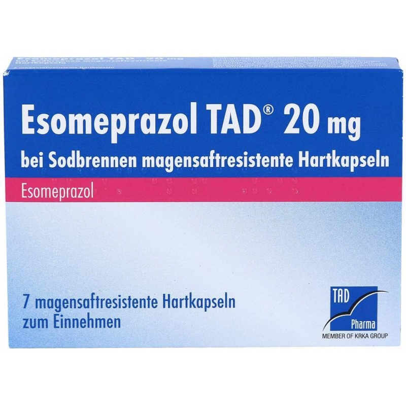 Esomeprazol Tad 20 mg 7 Magensaftresistente Kapseln