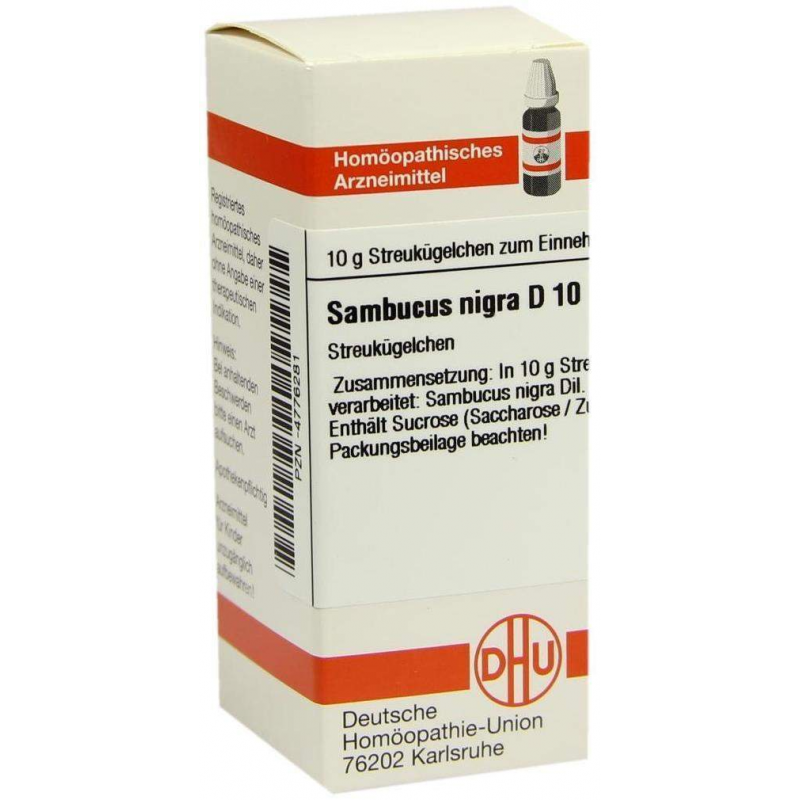 Dhu Sambucus Nigra D10 Globuli