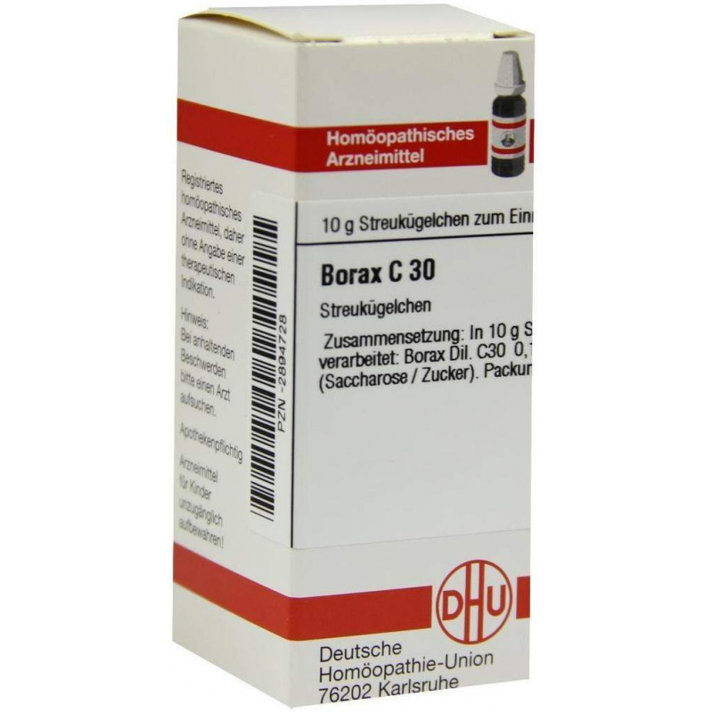 Dhu Borax C30 10 G Globuli