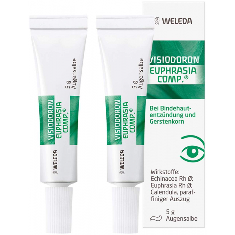 Weleda Visiodoron Euphrasia Comp. 2 x 5 g Augensalbe