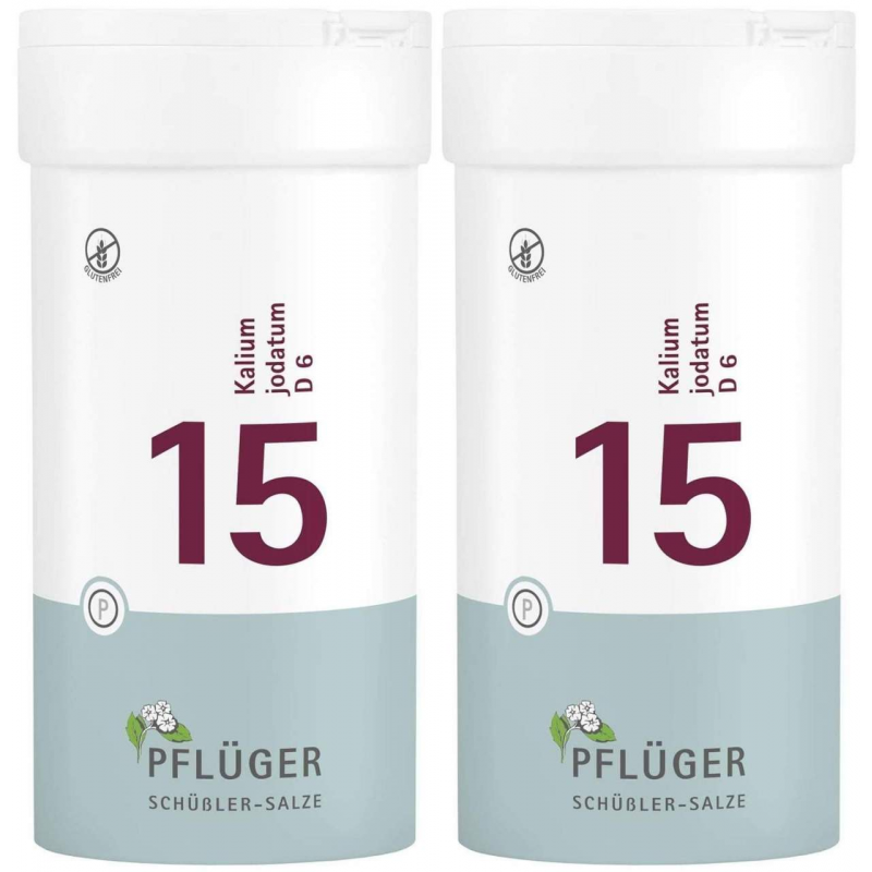Biochemie Pflüger 15 Kalium jodatum D6 2 x 400 Tabletten