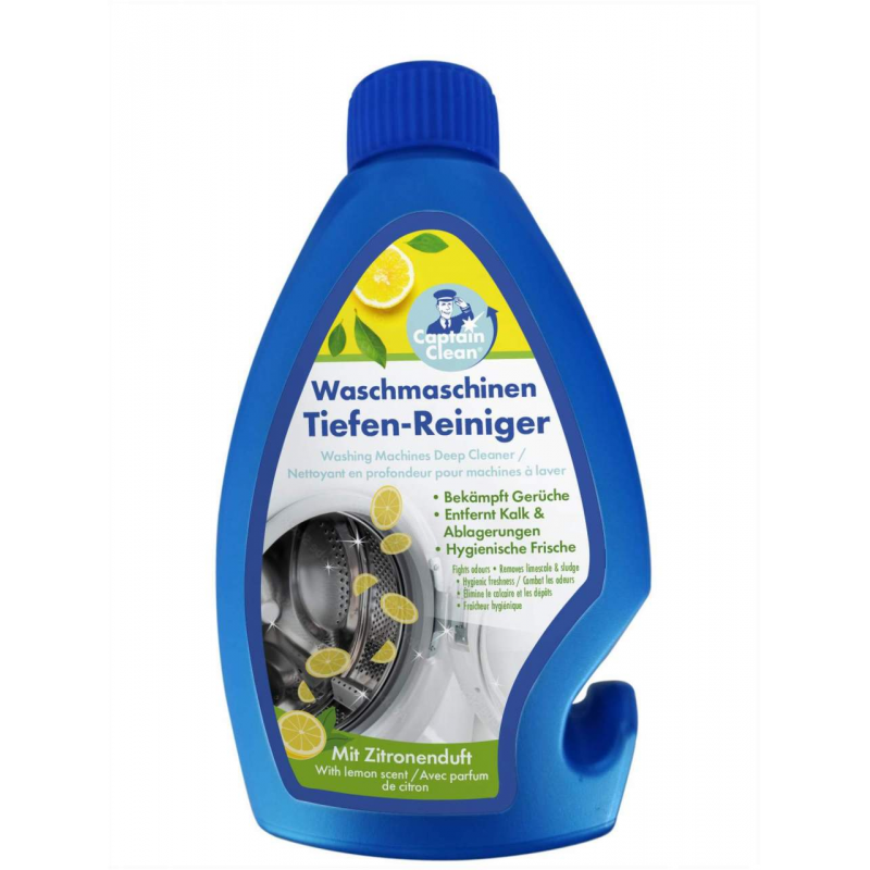 Captain Clean Waschmaschinen Tiefen-Reiniger Zitronenduft 250 ml