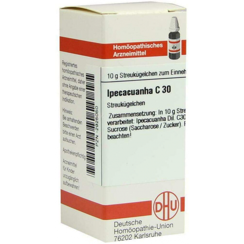 Dhu Ipecacuanha C30 10 G Globuli