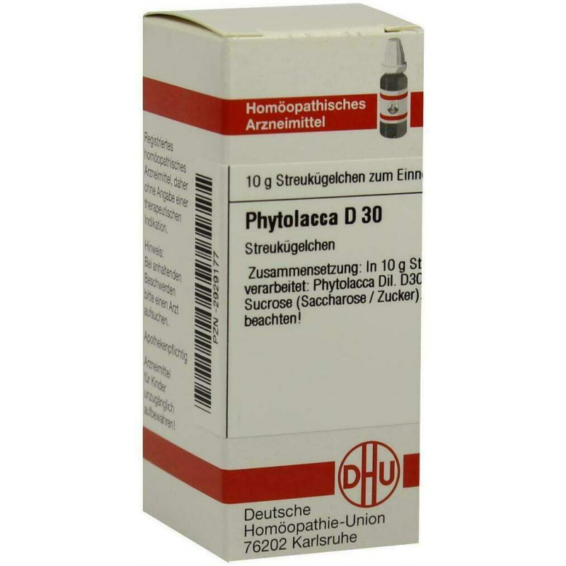 Dhu Phytolacca D30 10 G Globuli