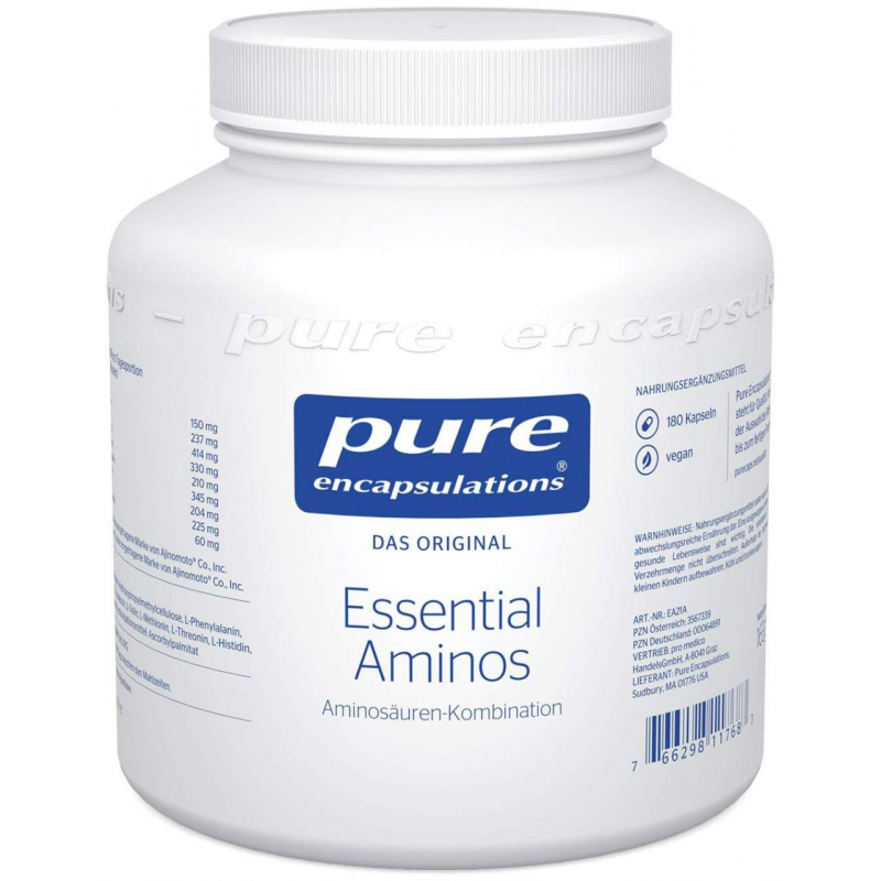 Pure Encapsulations Essential Aminos 180 Kapseln