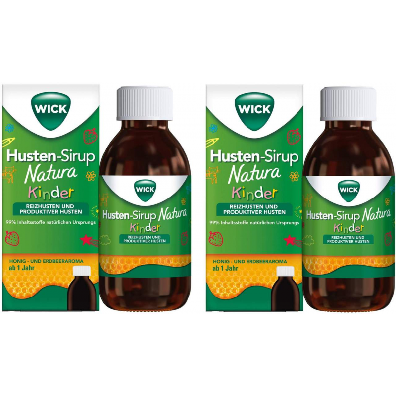 Wick Husten-Sirup Natura Kinder 2 x 140 ml