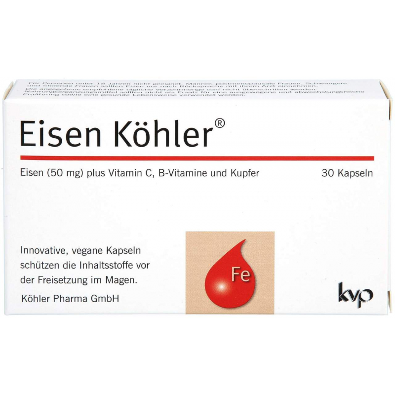 Eisen Köhler® Kapseln 30 Stück