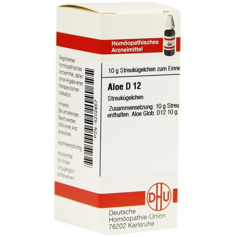 Dhu Aloe D12 10 G Globuli