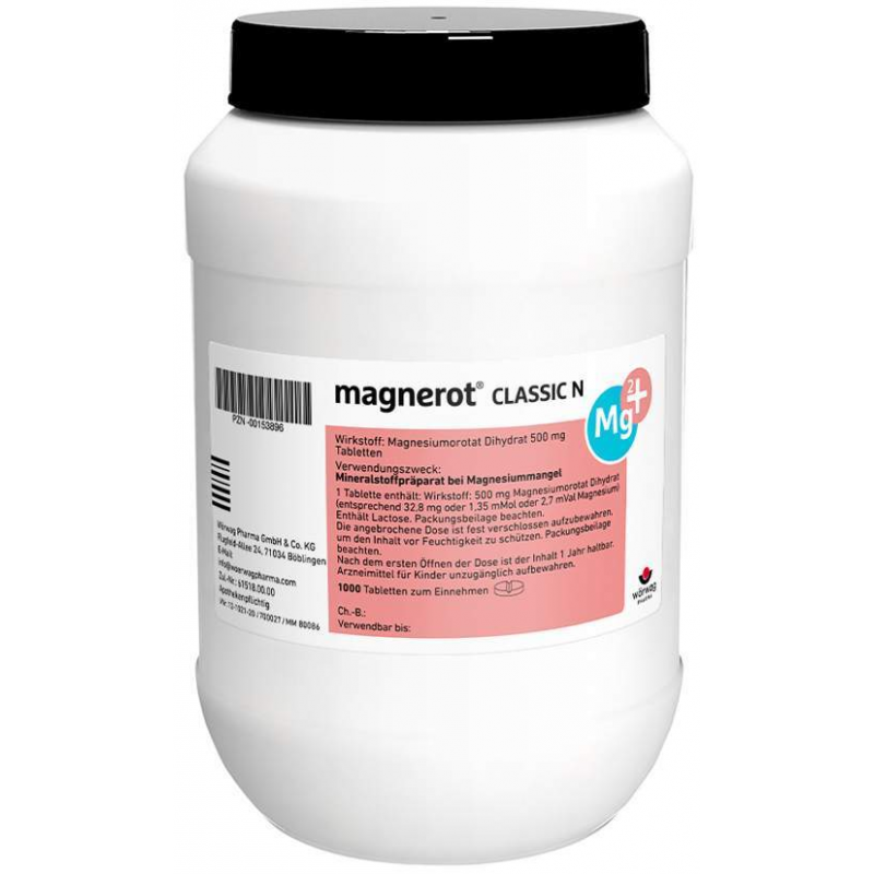 Magnerot Classic N 1000 Tabletten