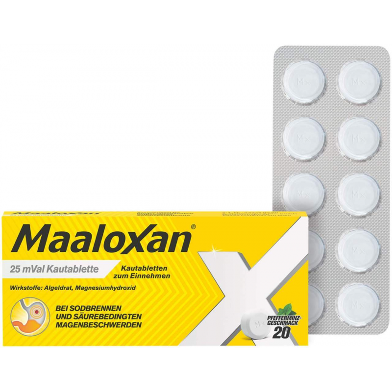 Maaloxan 25 mVal 20 Kautabletten