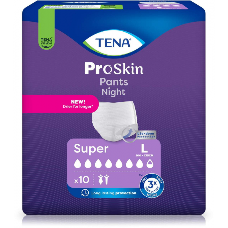 Tena Pants Night Super Größe L 4 X 10 Stück