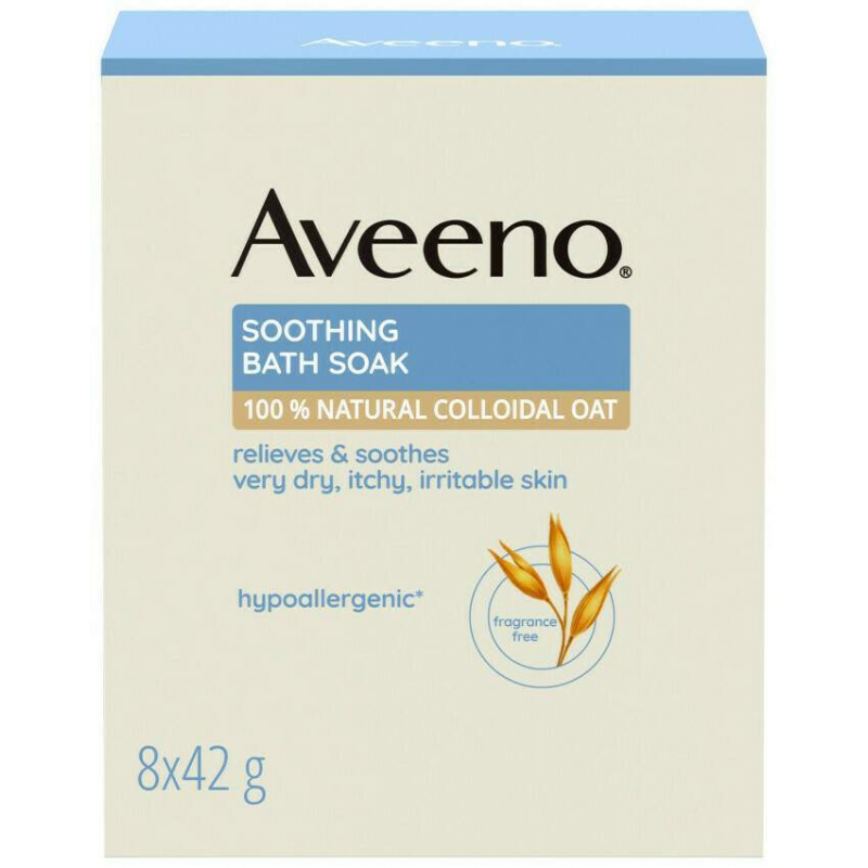 Aveeno Beruhigender Badezusatz 8 x 42 g