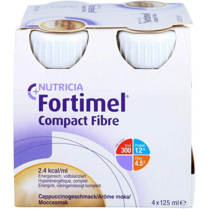 Fortimel Compact Fibre Cappuccino 8 X 4 X 125 ml
