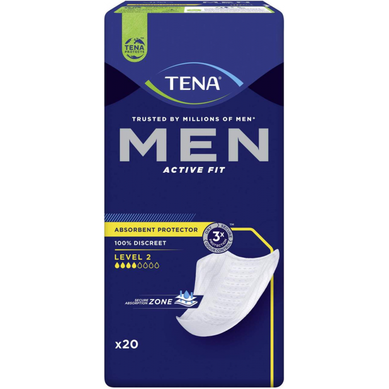 Tena Men Active Fit Level 2 Inkontinenz Einlagen 20 Stück