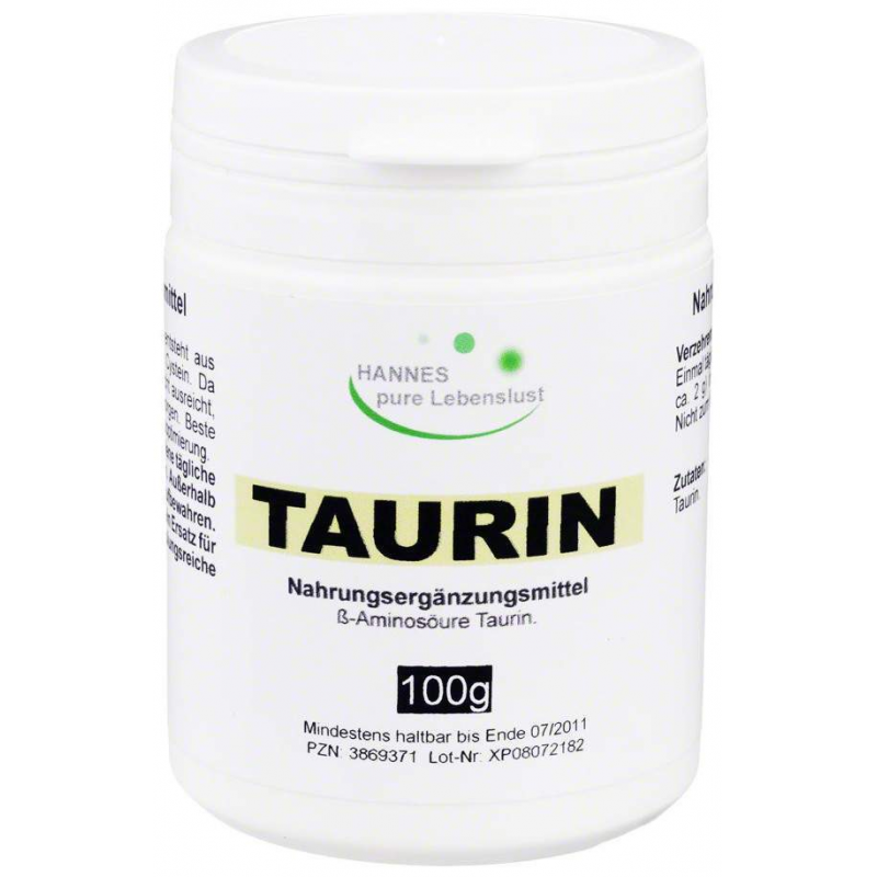 Taurin Pur 100 G Pulver