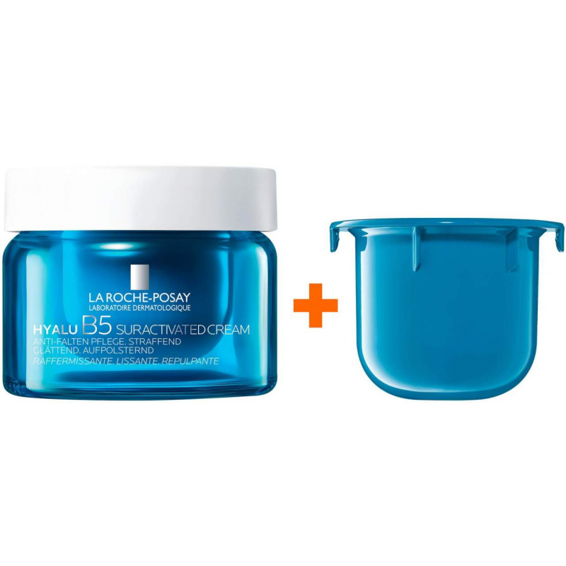 La Roche Posay Hyalu B5 Suractivated Cream 50 ml + La Roche Posay Hyalu B5 Suractivated Cream 50 ml Refill