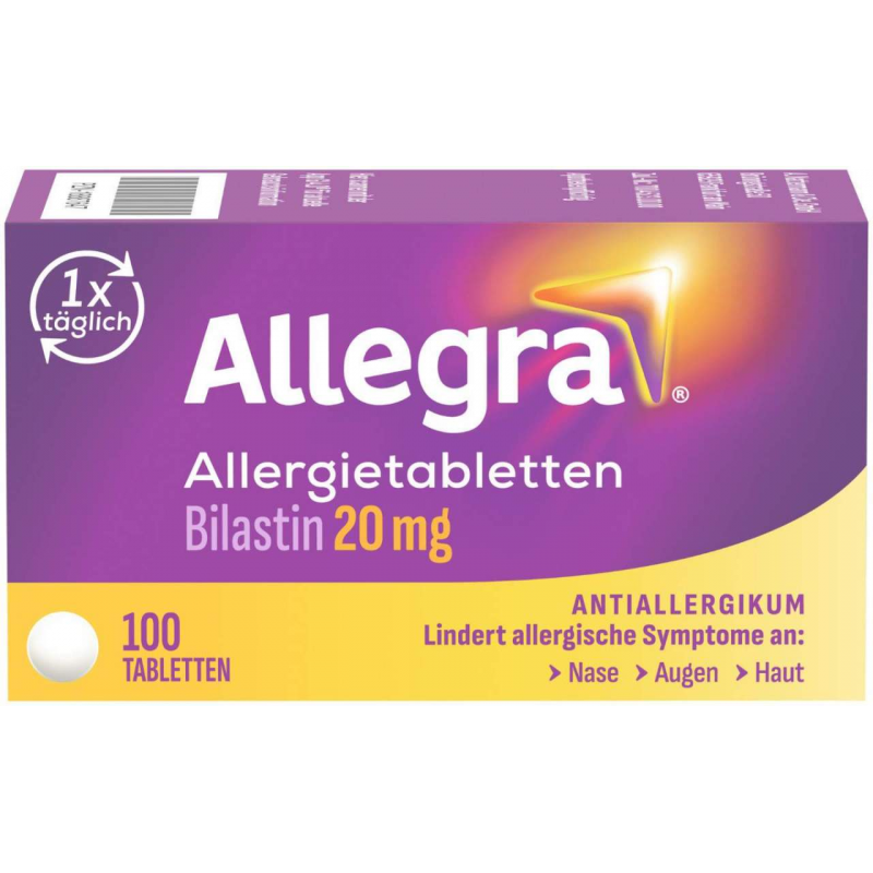 Allegra Allergietabletten 20 mg 100 Tabletten