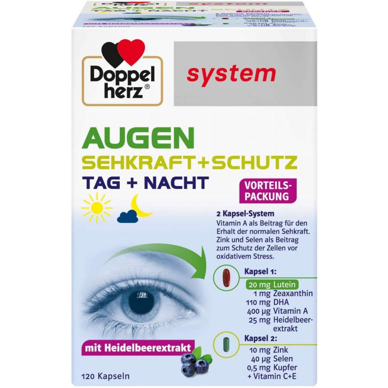 Doppelherz system Augen Sehkraft + Schutz 120 Kapseln