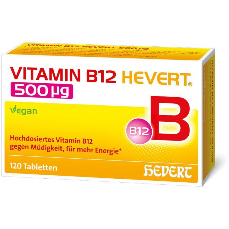 Vitamin B12 Hevert 500 µg 120 Tabletten