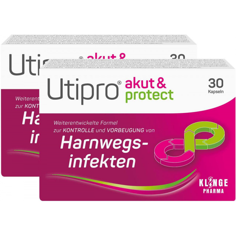 Utipro akut & protect 2 x 30 Hartkapseln