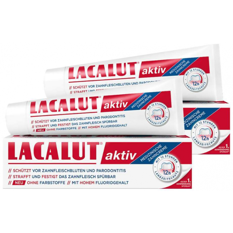 Lacalut Aktiv 2 x 100 ml Zahncreme
