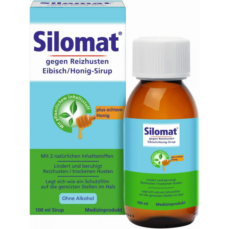 Silomat gegen Reizhusten Eibisch Honig Sirup 100 ml