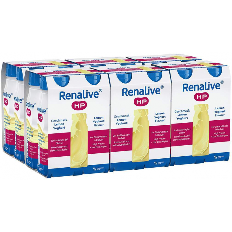 Renalive HP Lemon Yoghurt 6 x 4 x 200 ml