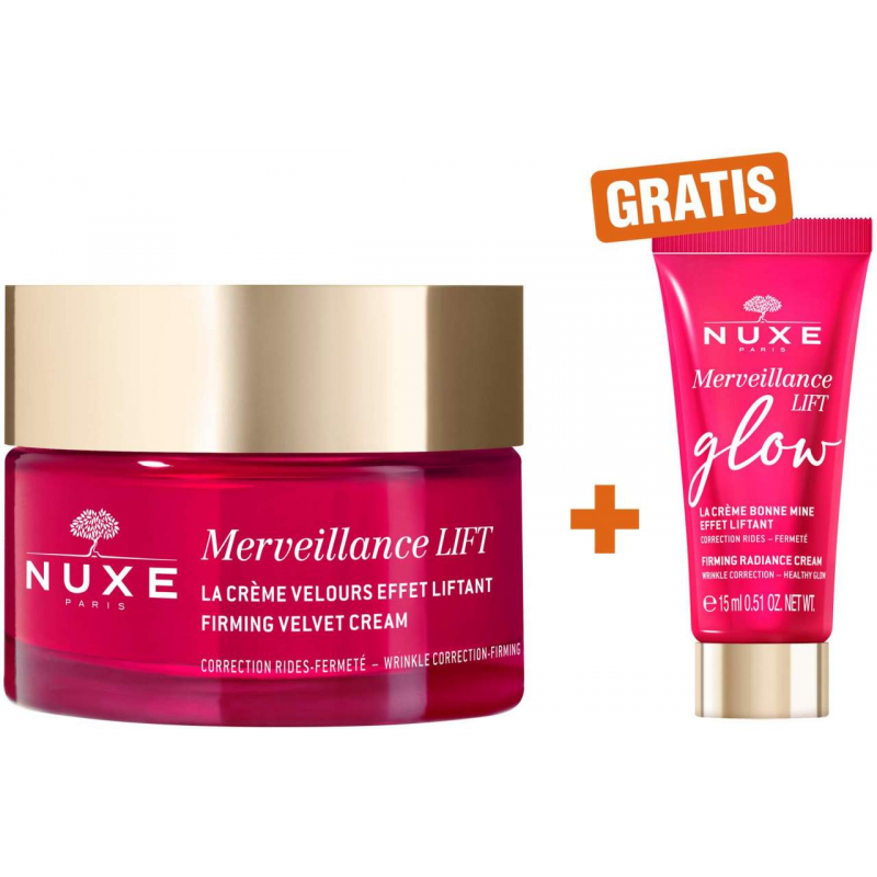 NUXE Merveillance Lift Seidige Lifting-Creme 50 ml + gratis Merveillance Lift Glow 15 ml