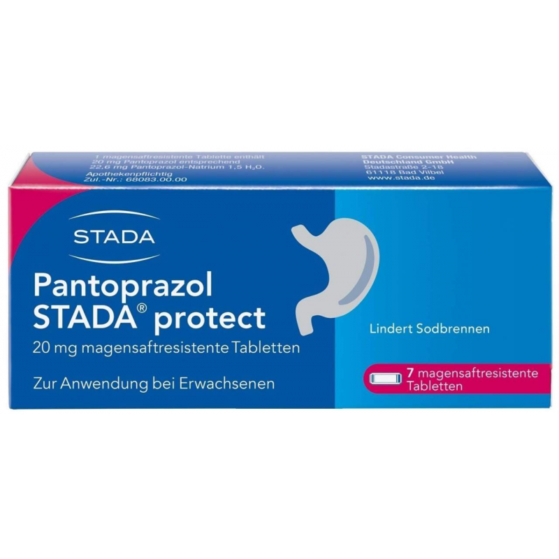 Pantoprazol Stada Protect 20 mg 7 Magensaftresistente Tabletten
