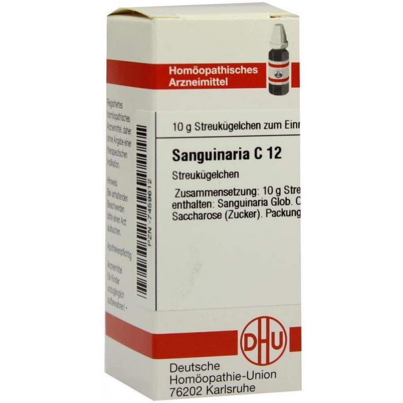 Dhu Sanguinaria C12 10 G Globuli