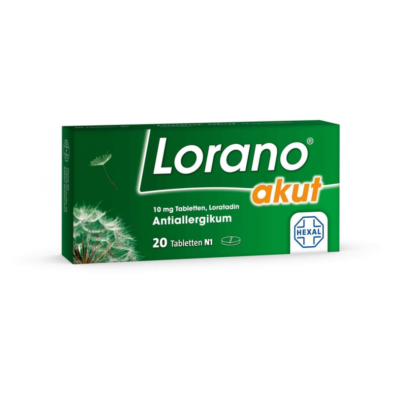 Lorano akut Antiallergikum 20 Tabletten