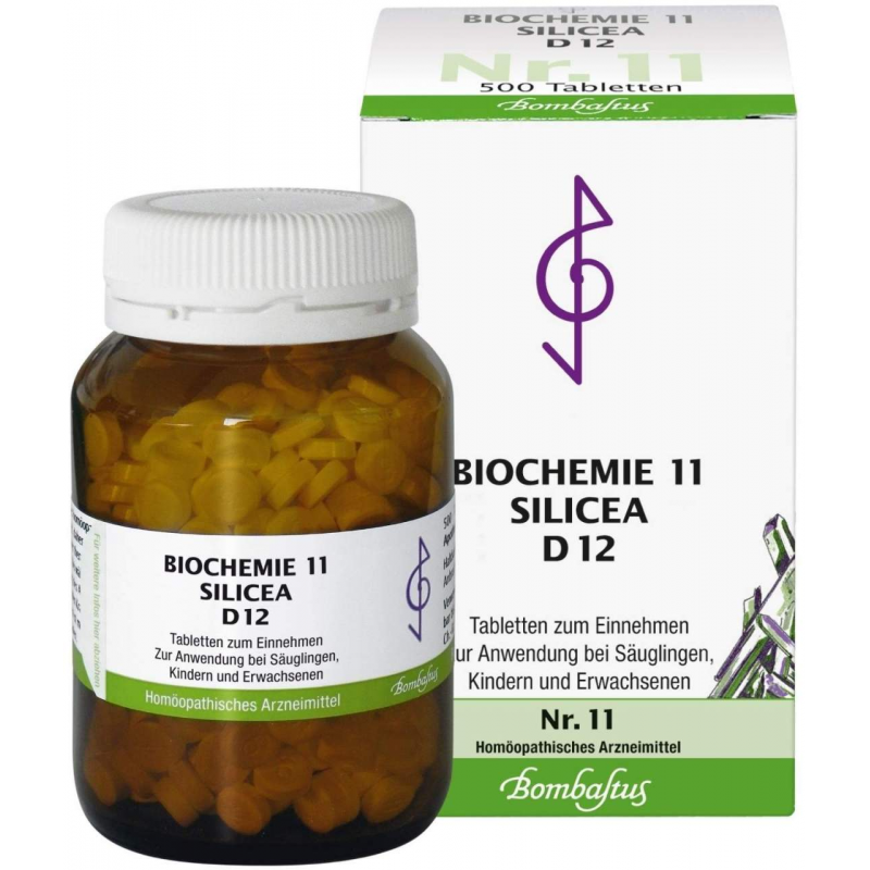 Biochemie Bombastus 11 Silicea D 12 500 Tabletten