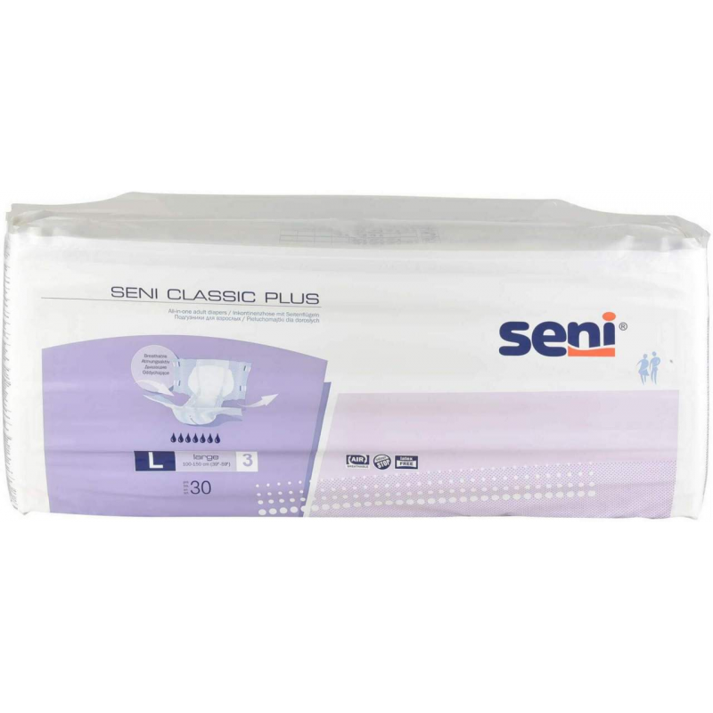Seni Classic Plus Inkontinenzhose Gr.L 30 Stück