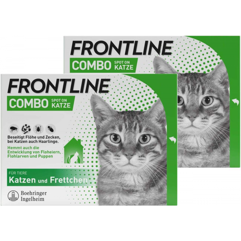 Frontline Combo Spot on Katze 2 x 6 Pipetten