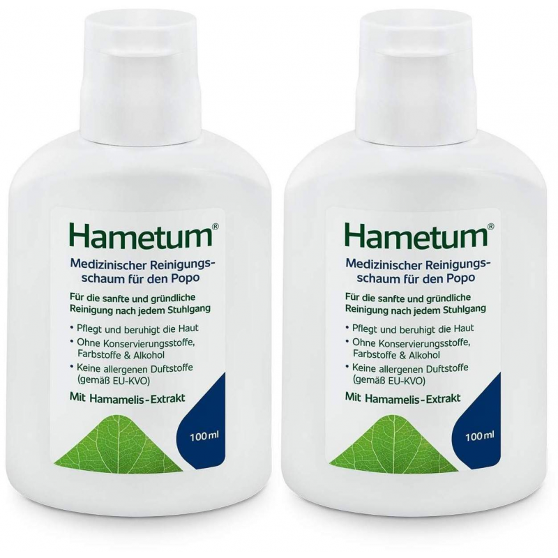 Hametum Medizinischer Reinigungsschaum 2 x 100 ml