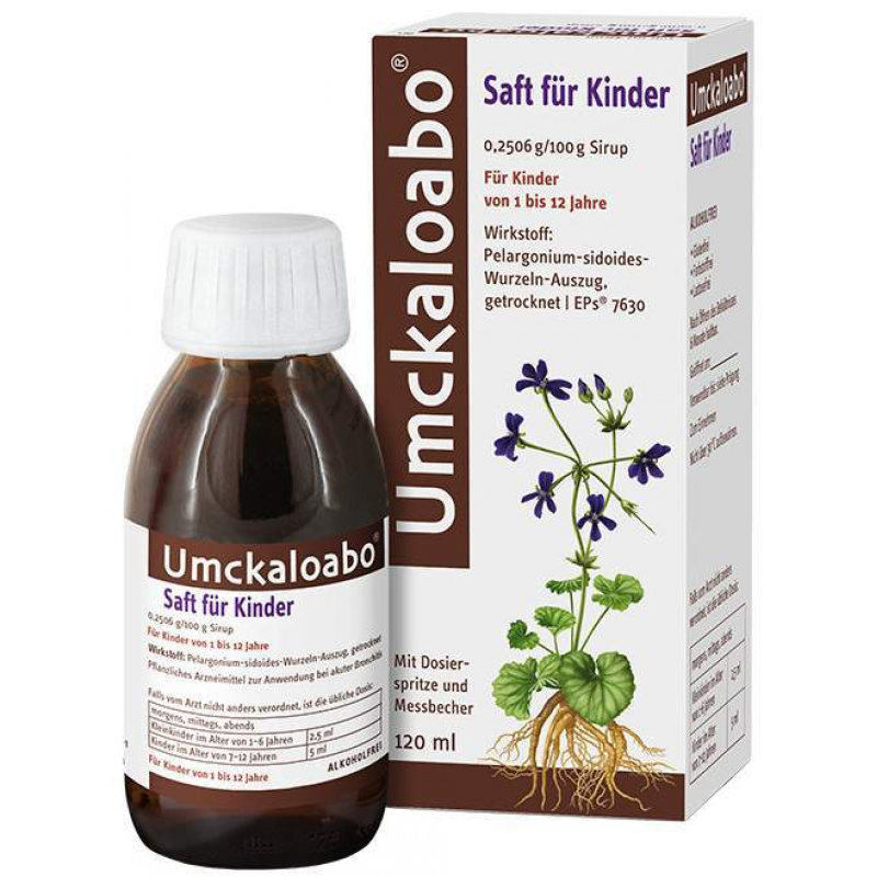 Umckaloabo Saft für Kinder 120 ml Sirup