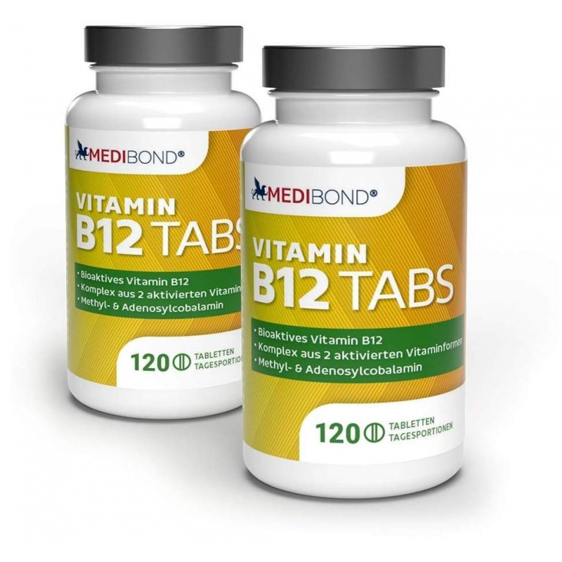 Vitamin B12 Tabs MEDIBOND 2 x 120 Tabletten