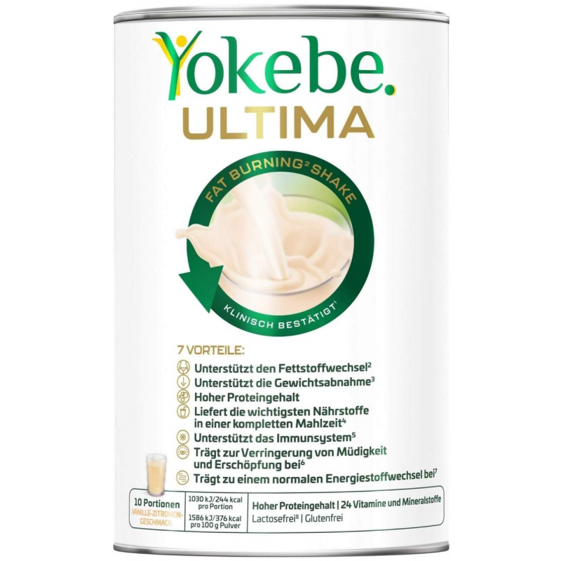 Yokebe Ultima Fat Burning Shake Plver 400 g