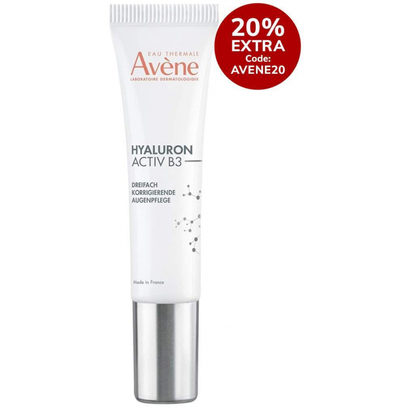 Avene Hyaluron Activ B3 dreifach korrigierende Augenpflege 15 ml