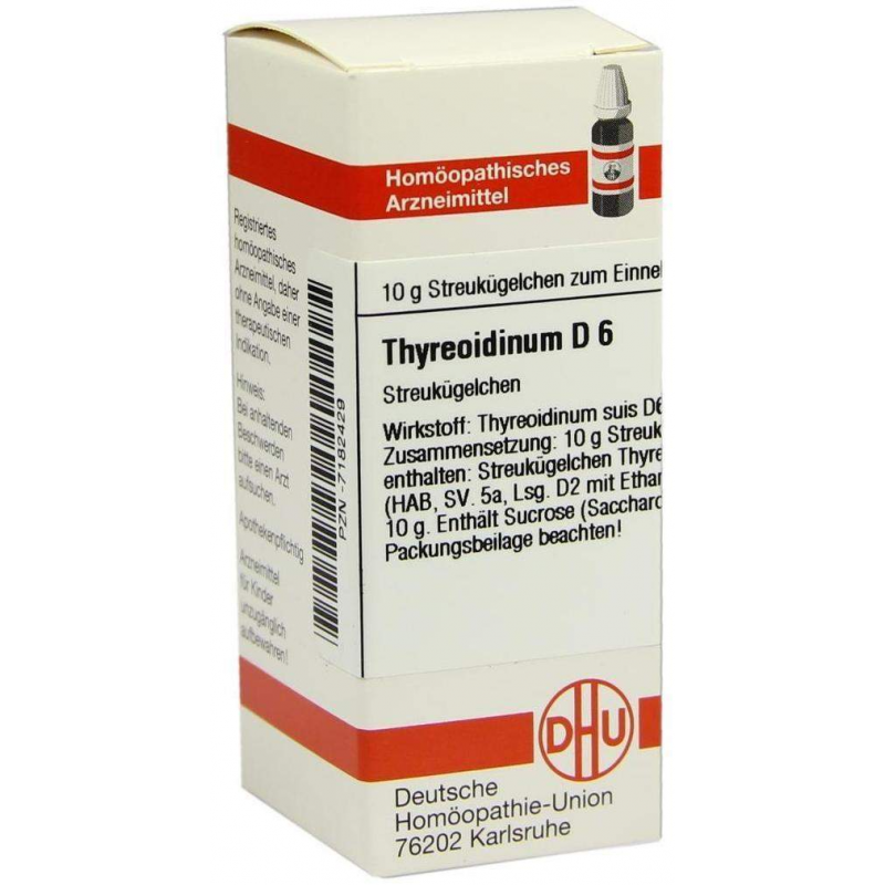 Dhu Thyreoidinum D6 10 G Globuli