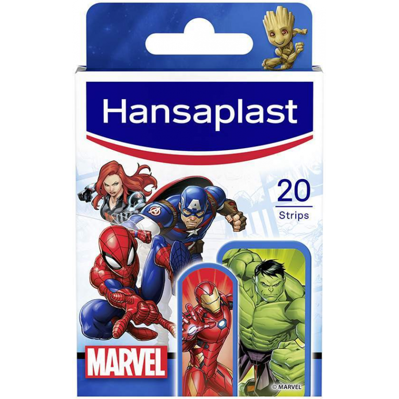 Hansaplast Kinder Pflasterstrips Marvel 20 Stück