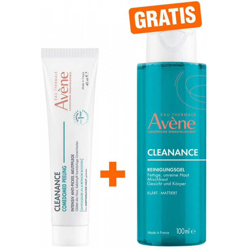Avene Cleanance Comedomed Peeling 40 ml + gratis Avene Cleanance Reinigungsgel 100 ml