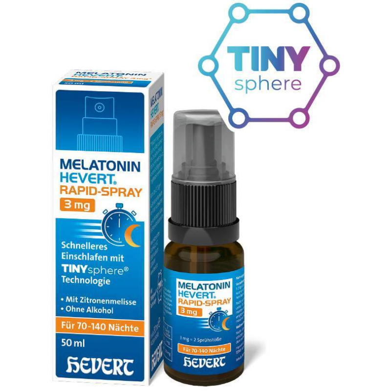 Melatonon Hevert 3 mg Rapid-Spray 50 ml