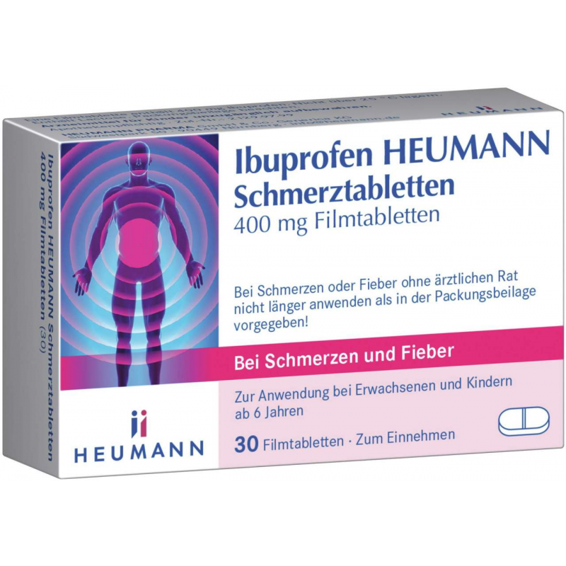 Ibuprofen Heumann Schmerztabletten 400 mg 30 Filmtabletten