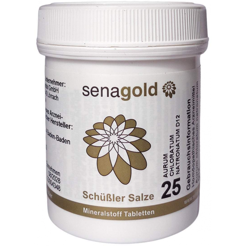 Biochemie Senagold 25 Aurum Chlor.Natron.D 12 Tabl